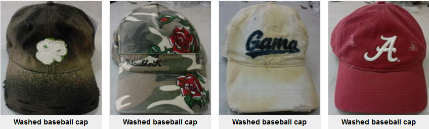 washing baseball caps